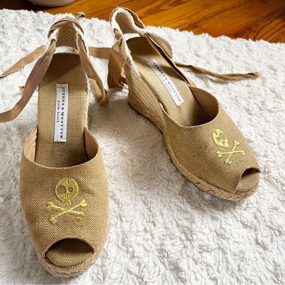 Stubbs and Wootton Wedge Espadrilles